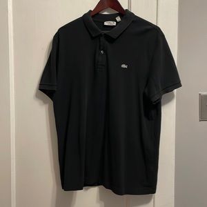 Lacoste mens regular fit size 7-2xl polo with white logo